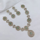 Lucentarts Jewellery Elegant Pota Stone And Austrian Necklace Set