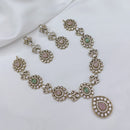 Lucentarts Jewellery Elegant Pota Stone And Austrian Necklace Set