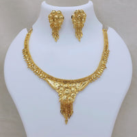 Lucentarts Jewellery  Gold Forming  Necklace Set