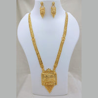 Lucentarts Jewellery  Gold Forming Long Necklace Set
