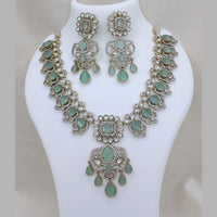 Lucentarts Jewellery Elegant Pota Stone And Austrian Necklace Set