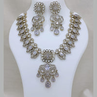 Lucentarts Jewellery Elegant Pota Stone And Austrian Necklace Set