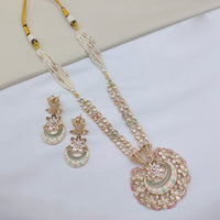 Lucentarts Jewellery Traditional Polki Kundan and Meenakari Touch Necklace Set
