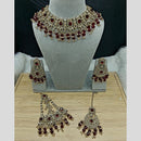 Lucentarts Jewellery Classic Austrain Stone Beads And Pearl Necklace Set