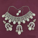 Lucentarts Jewellery Classic Crystal Stone Necklace Set