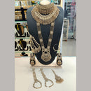 Lucentarts Jewellery Glamorous Grand Austrian Stone And Beads Bridal Statement Set