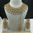 Lucentarts Jewellery Designer Crystal Stone Choker Necklace Set