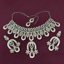 Lucentarts Jewellery Designer Pota Stone Choker Necklace Set