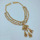 Lucentarts Jewellery Traditional Pota Stone Pearl & Beads Kamarband for Bridal & Festive Wear