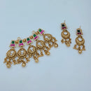 Lucentarts Jewellery Royal Pota Stone And Pearl Pendant Set