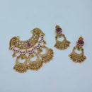 Lucentarts Jewellery Royal Pota Stone And Pearl Pendant Set