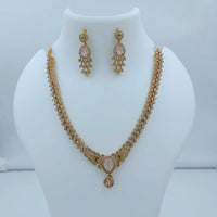 Lucentarts Jewellery Gorgeous Crystal Stone And Austrian Stone Necklace Set