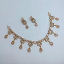 Lucentarts Jewellery Royal Look American Diamond Necklace Set