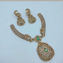 Lucentarts Jewellery Royal Look American Diamond Elephent Designe Necklace Set