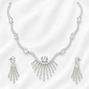 Lucentarts Jewellery Crystal Stone And Austrian Stone Necklace Set