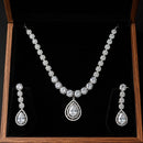 Lucentarts Jewellery Crystal Stone And Austrian Stone Necklace Set