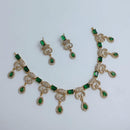 Lucentarts Jewellery Sparkling American Diamond Necklace Set for Women
