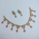 Lucentarts Jewellery Sparkling American Diamond Necklace Set for Women