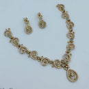 Lucentarts Jewellery Sparkling American Diamond Necklace Set for Women