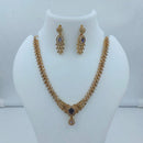 Lucentarts Jewellery Sparkling American Diamond Necklace Set for Women