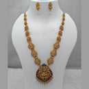 Lucentarts Jewellery Pota Stone And Pearl "Lakshmi " Necklace Set