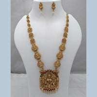 Lucentarts Jewellery Pota Stone And Pearl "Lakshmi " Necklace Set