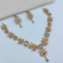 Lucentarts Jewellery Sparkling American Diamond Necklace Set for Women
