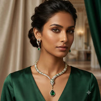 Lucentarts Jewellery Designer Austrian Stone Necklace Set