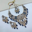 Lucentarts Jewellery Heritage Pota Stone Pearl And Beads Necklace Set
