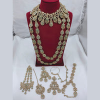 Lucentarts Jewellery Kundan And Austrian Stone Bridal Jewellery Set