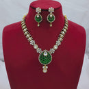Lucentarts Jewellery Sparkling American Diamond Necklace Set for Women