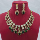 Lucentarts Jewellery Sparkling American Diamond Necklace Set for Women