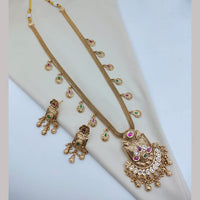 Lucentarts  Jewellery Royal Pota Kundan Stone Designer Necklace Set