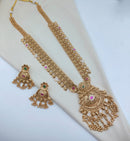 Lucentarts  Jewellery Royal Pota Kundan Stone Designer Necklace Set