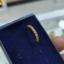 Lucentarts Jewellery Gold Plated Austrian Stone Ring
