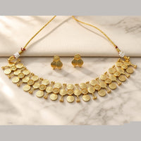 Lucentarts Jewellery Traditional Coin Necklace Set for Women