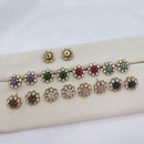 Lucentarts Jewellery Beautiful American Diamond Studs Earrings 