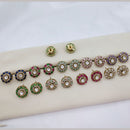 Lucentarts Jewellery Beautiful American Diamond Studs Earrings 