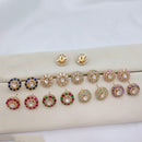 Lucentarts Jewellery Beautiful American Diamond Studs Earrings 
