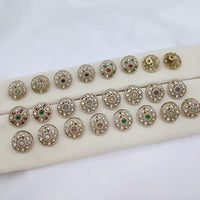 Lucentarts Jewellery Beautiful American Diamond Studs Earrings 
