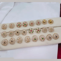 Lucentarts Jewellery Beautiful American Diamond Studs Earrings 