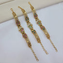 Lucentarts Jewellery Elegant Ethnic Pota Stone Adjustable Bracelet