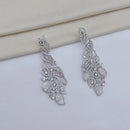 Lucentarts Jewellery Glamorous American Diamond Dangler Earrings