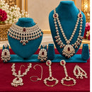 Lucentarts Jewellery Austrian Stone And Beads Bridal Jewellery Set