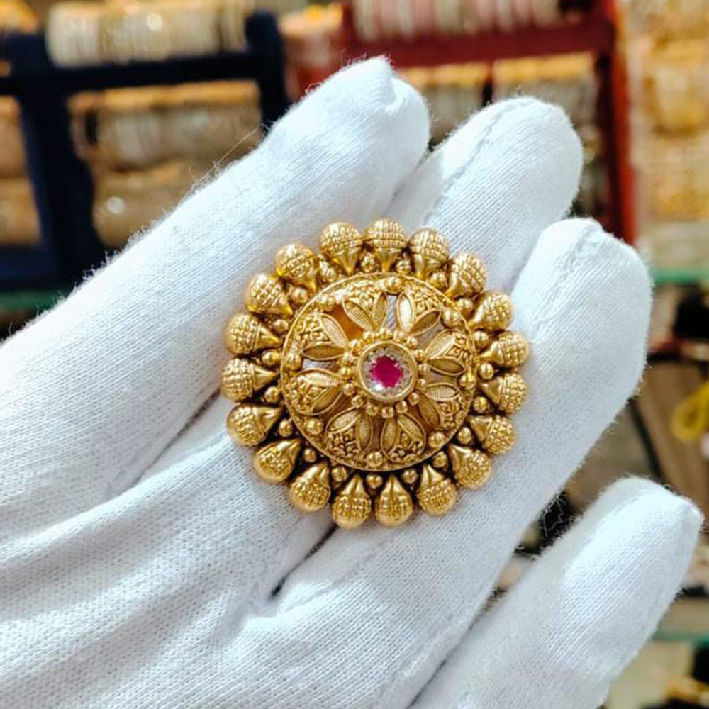 Lucentarts Jewellery Elegant Pota Stone Ring