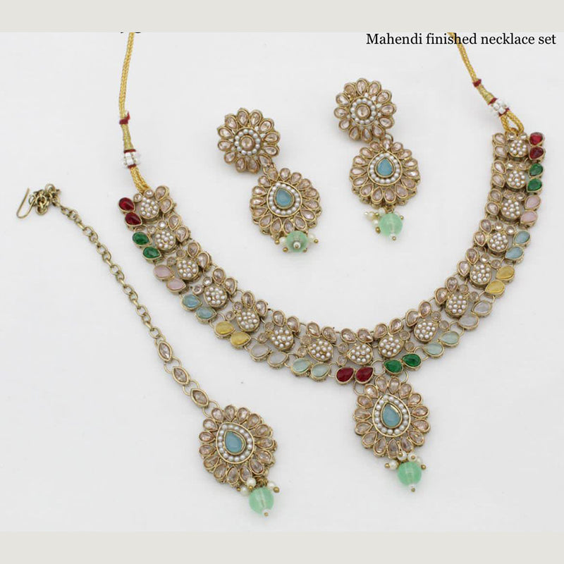 Sai Fashion Gold Plated Necklace Set