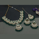 Sai Fashion Gold Plated Kundan And Beads Necklace Set