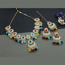 Sai Fashion Gold Plated Kundan And Beads Necklace Set