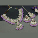 Sai Fashion Gold Plated Kundan And Beads Necklace Set