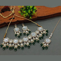 Sai Fashion Gold Plated Crystal Stone Choker Necklace Set